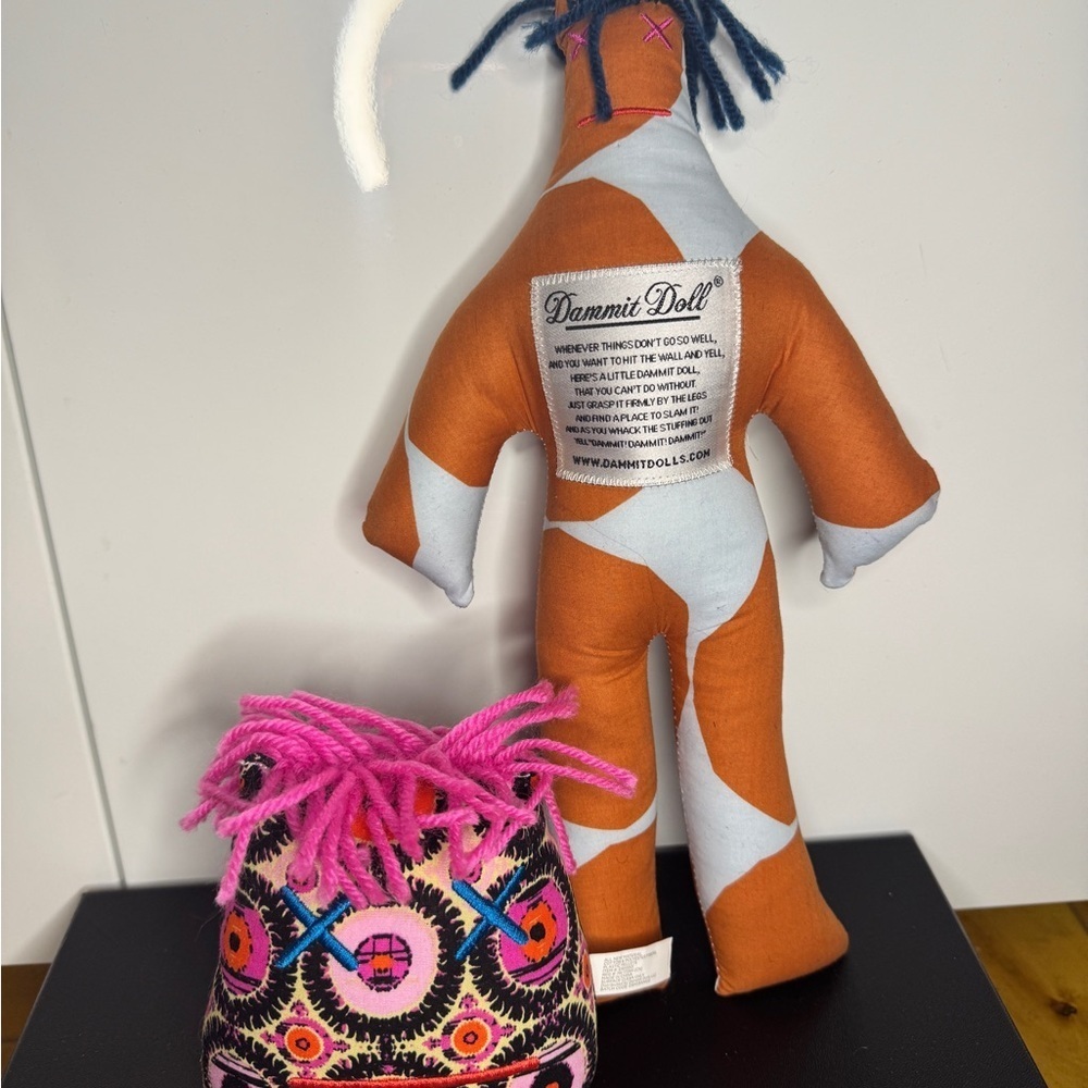 Dammit Dolls set of two dolls like new​​​